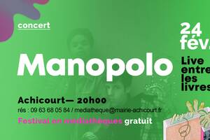 Manopolo en concert > Live entre les Livres à Achicourt